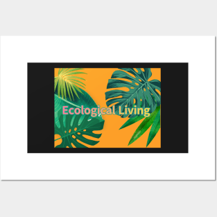 Eco-local living,palm tree,summer,summertime,summer season Posters and Art